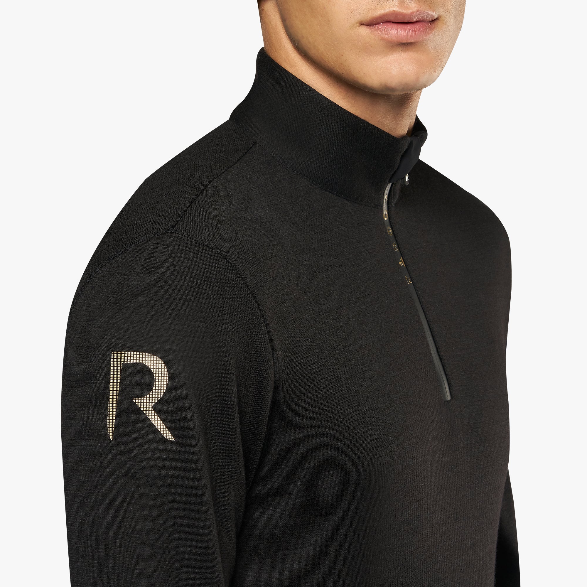 R-EVO EPAULET LONG SLEEVES ZIP COMPETITION POLO