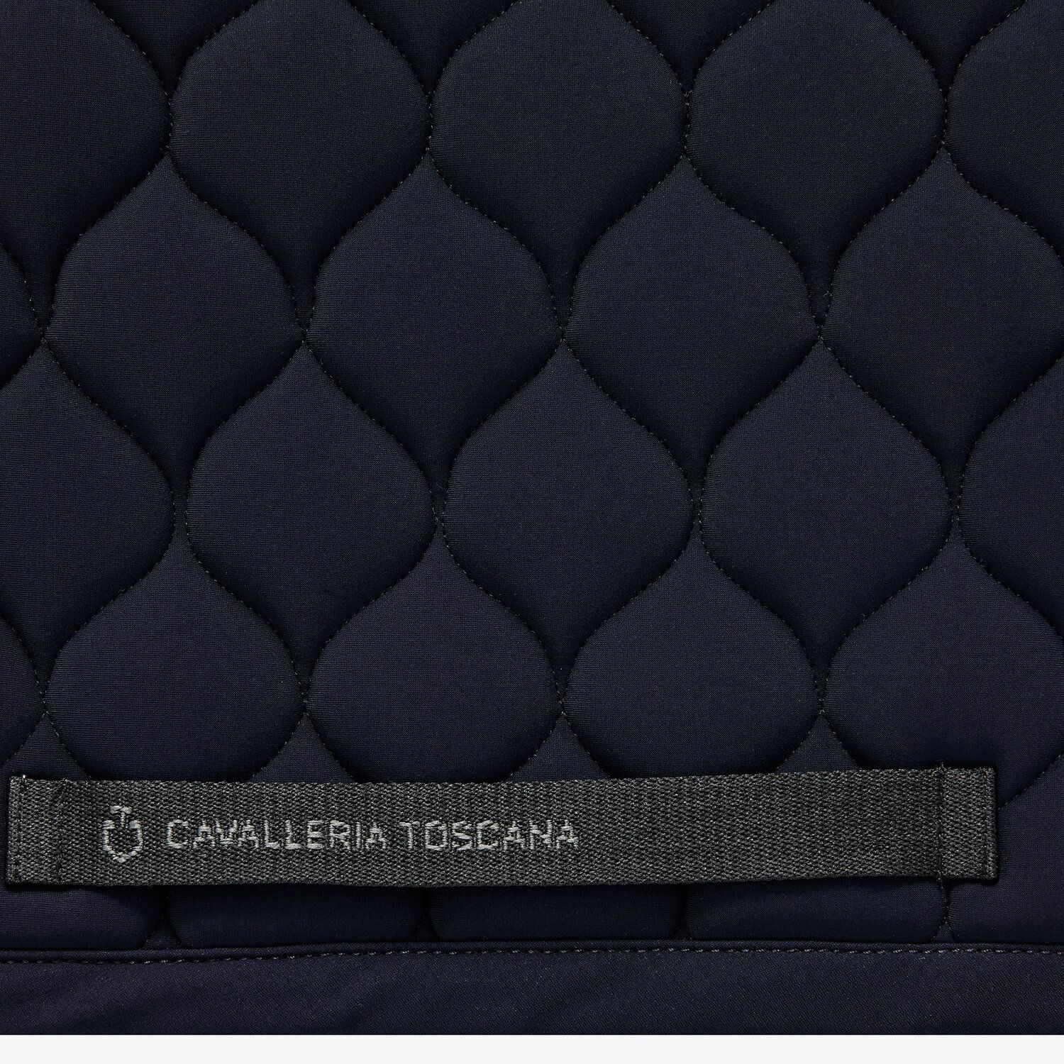 CT Circular Quilted Jersey Dressage Saddle Pad navy