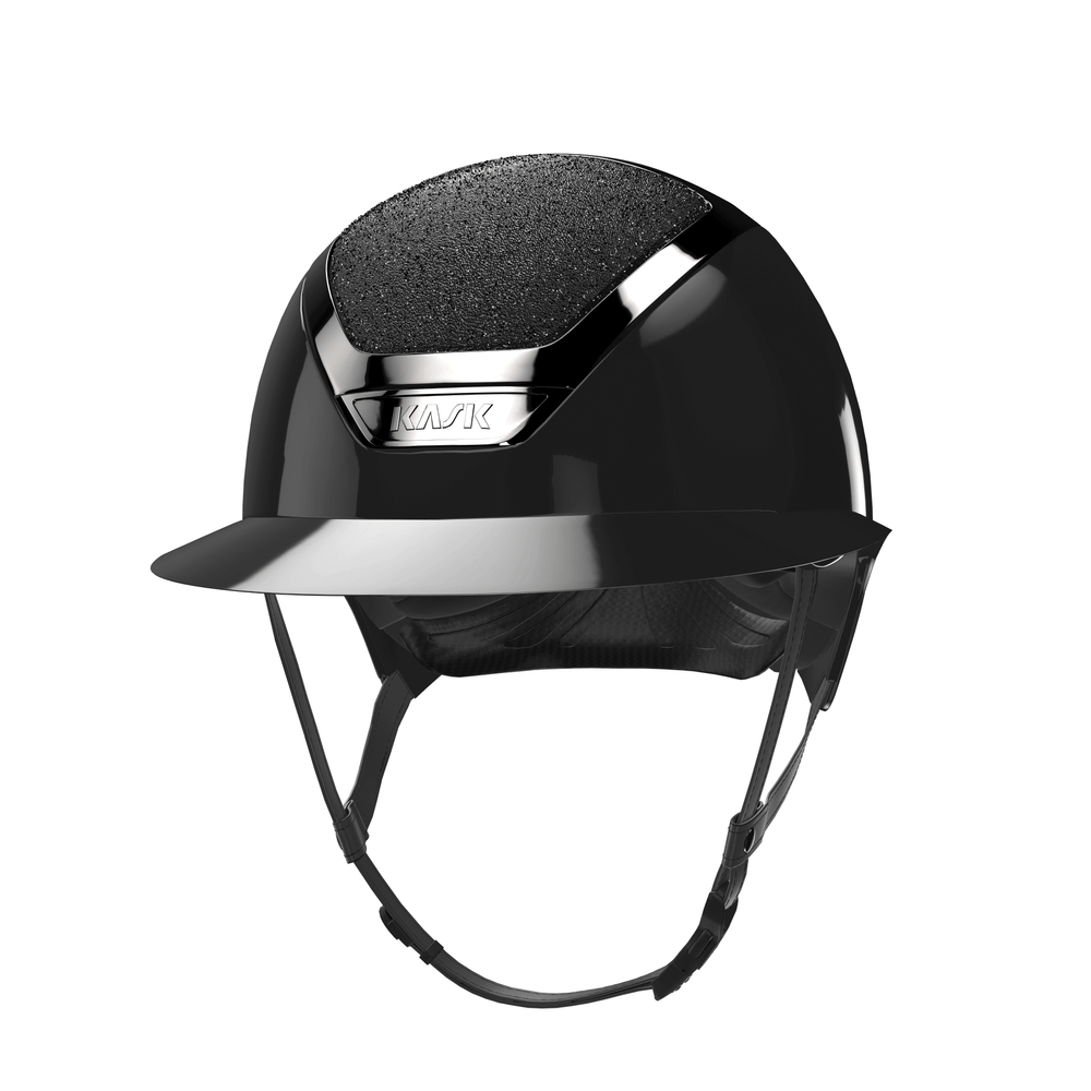 KASK Reithelm Star Lady Crystal Carpet in Schwarz