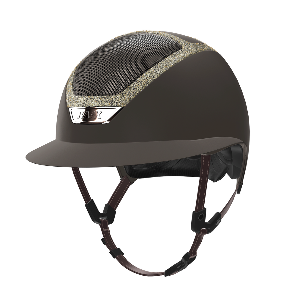KASK Reithelm Star Lady Frame Aureum in Braun