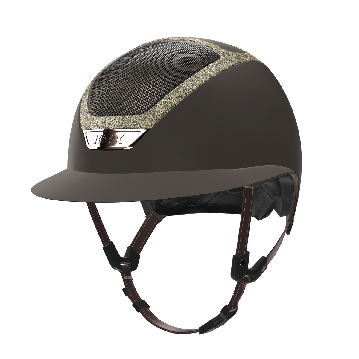 KASK Reithelm Star Lady Frame Aureum in Braun