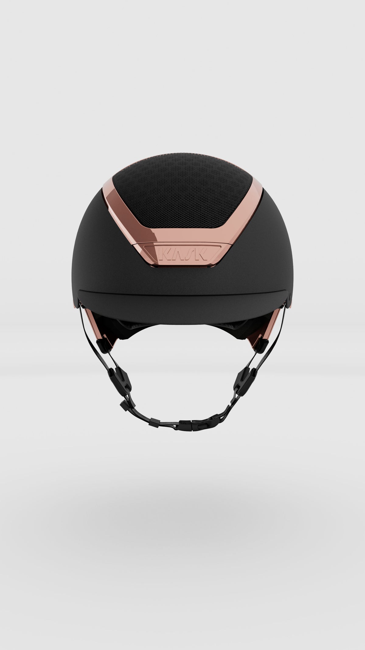 KASK Dogma Chrome Schwarz/Everyrose – Vorderansicht