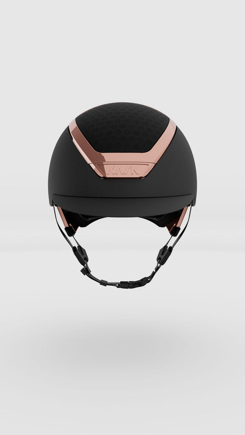 KASK Dogma Chrome Schwarz/Everyrose – Vorderansicht