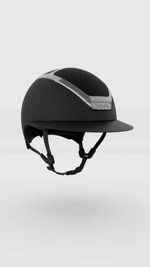 KASK Star Lady Chrome Reithelm in Schwarz/Silber