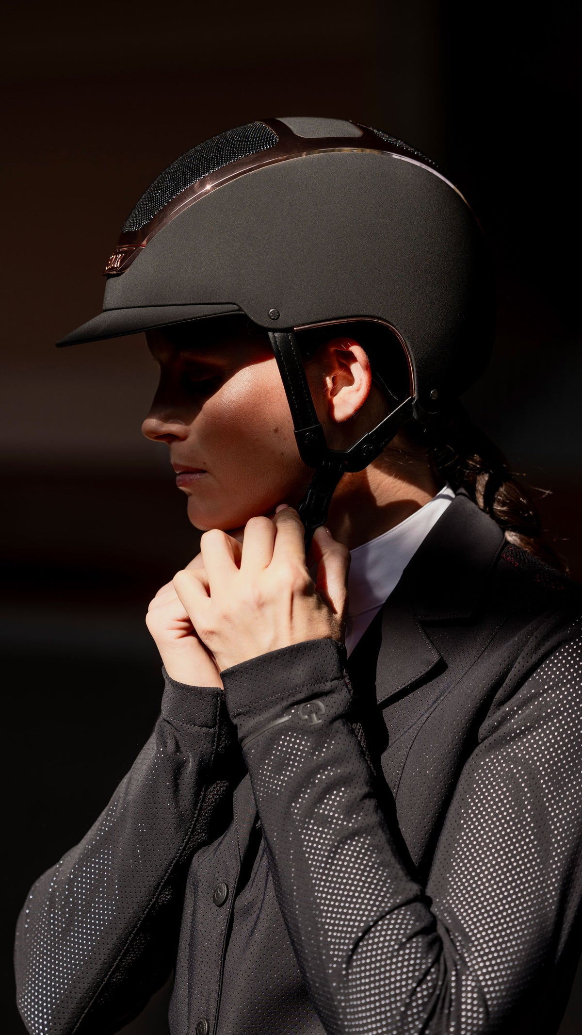 KASK Dogma Chrome Schwarz/Everyrose – Detail