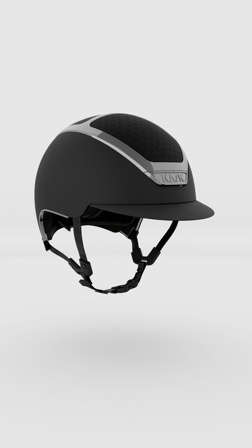 KASK Dogma Chrome Reithelm in Schwarz/Silber