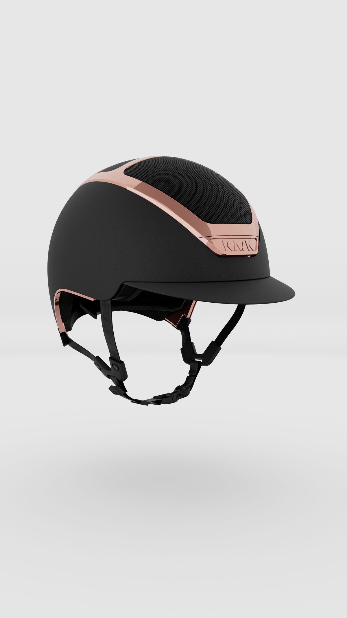 KASK Dogma Chrome Reithelm in Schwarz/Everyrose