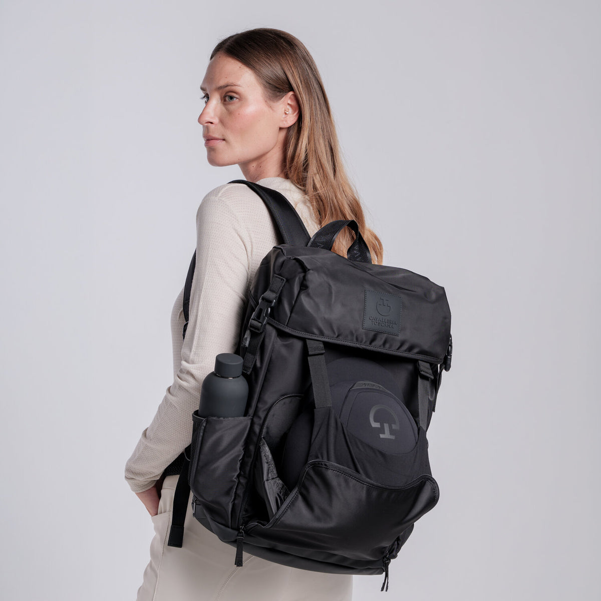 Cavalleria Toscana Helmrucksack Schwarz