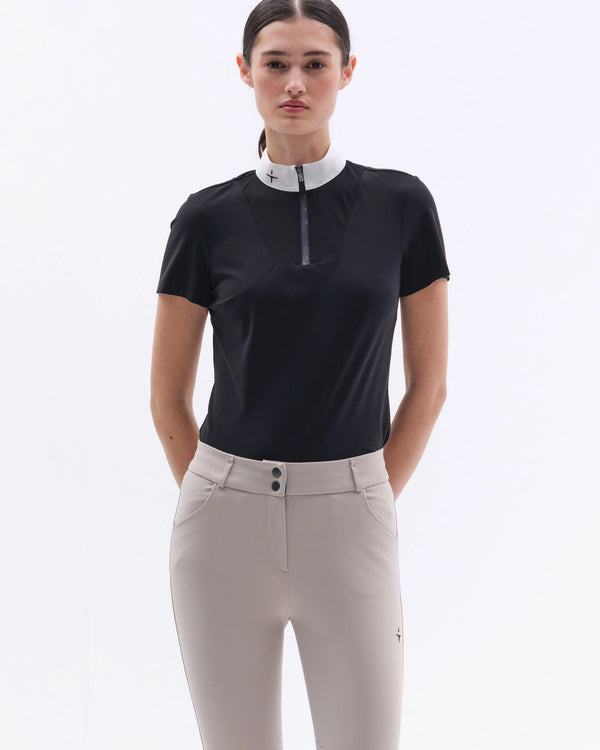 Mid-High Breeches with Knee Grip & Pocket – Sand | Trolle Company