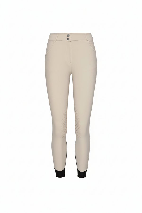Mid-High Breeches with Knee Grip & Pocket – Sand | Trolle Company