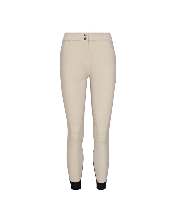 Mid-High Breeches with Knee Grip & Pocket – Sand | Trolle Company
