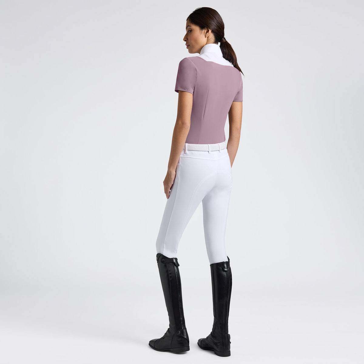 Cavalleria Toscana Damen Turniershirt Grape Shake Rückansicht