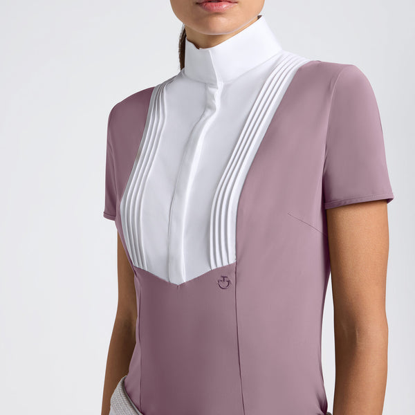 Cavalleria Toscana Damen Turniershirt Grape Shake Detail
