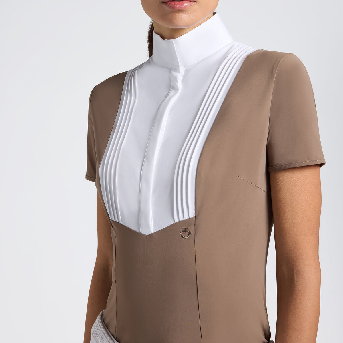 Cavalleria Toscana Damen Turniershirt Walnut Detail