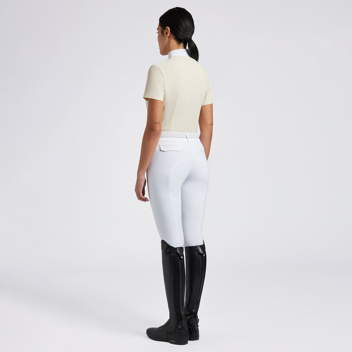 Cavalleria Toscana Damen Turniershirt Sand Detail