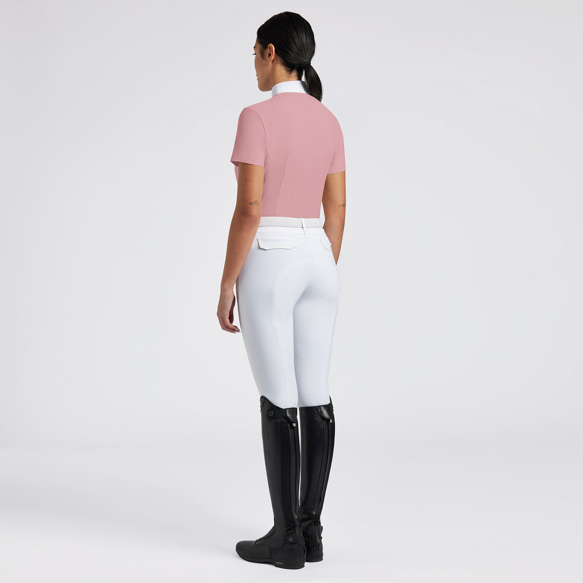 Cavalleria Toscana Damen Turniershirt Dusty Rose Detail