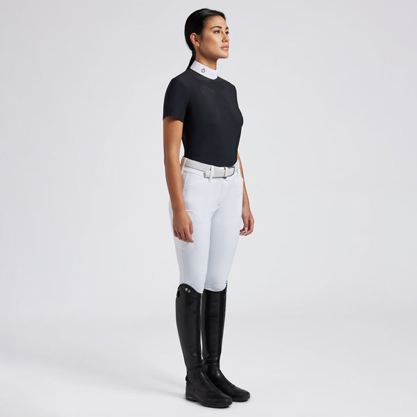Cavalleria Toscana Damen Turniershirt Tech-Jersey Navy