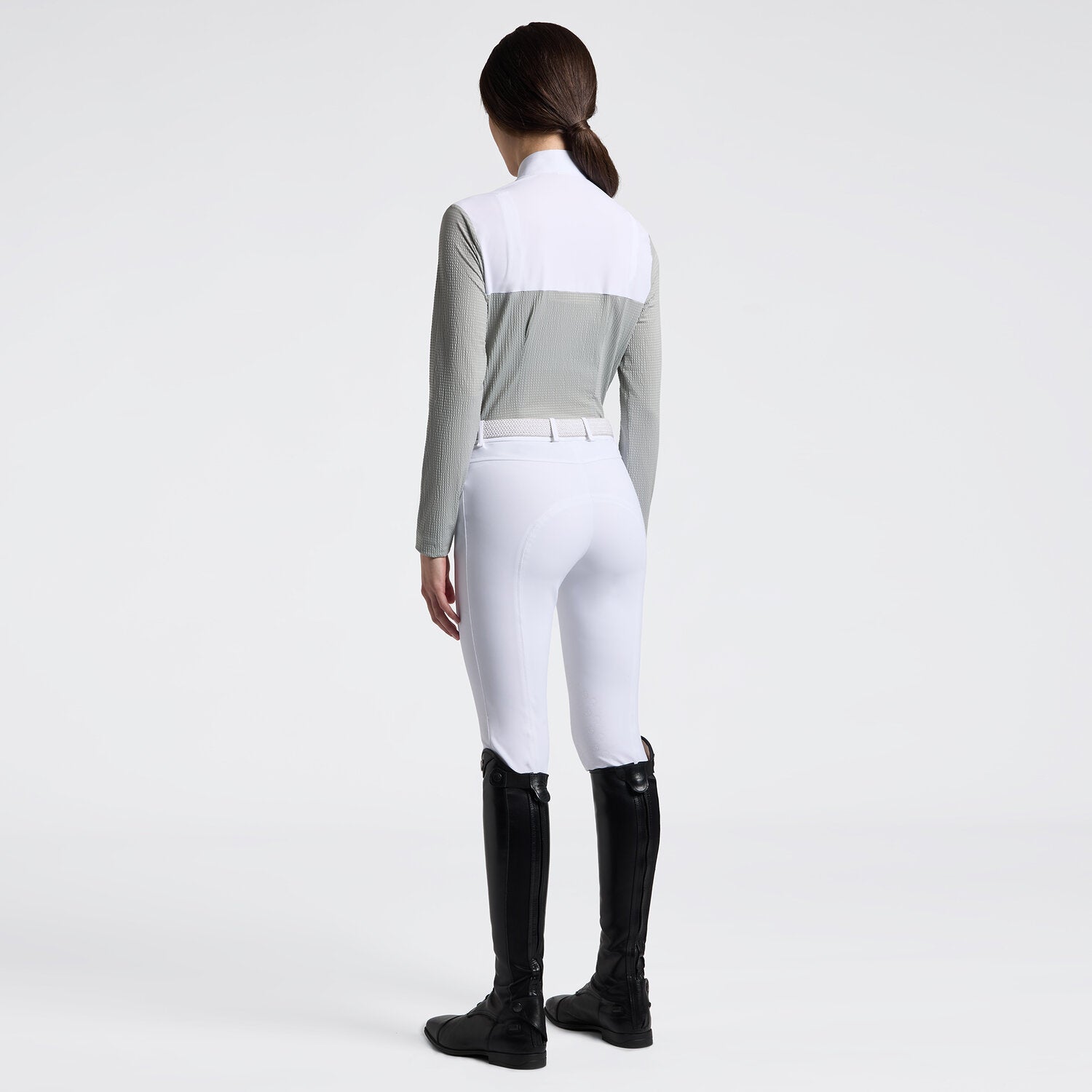 Cavalleria Toscana Damen Reitshirt Langarm Jersey – Belgian Block