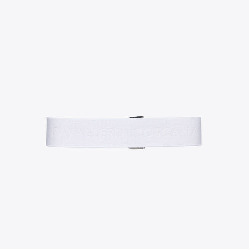 Veredeln Sie Ihr Reiteroutfit mit dem weißen WOMEN'S STRETCH BELT von Cavalleria Toscana. Perfekte Passform erleben!