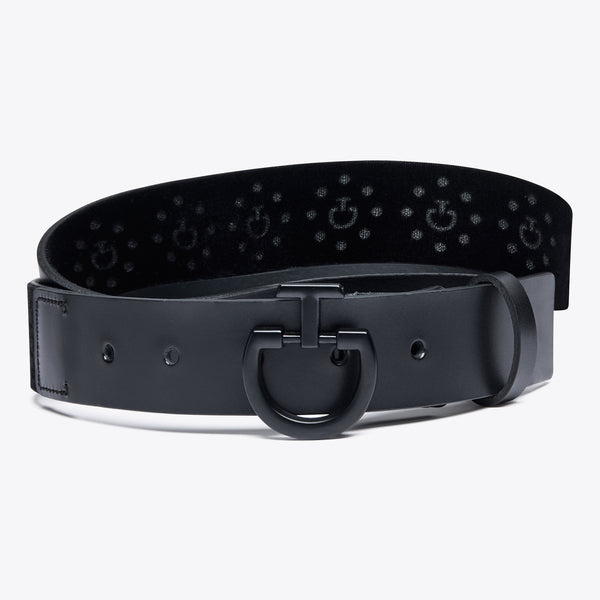 WOMEN'S BELT MINI ORBIT FLOCK PRINT