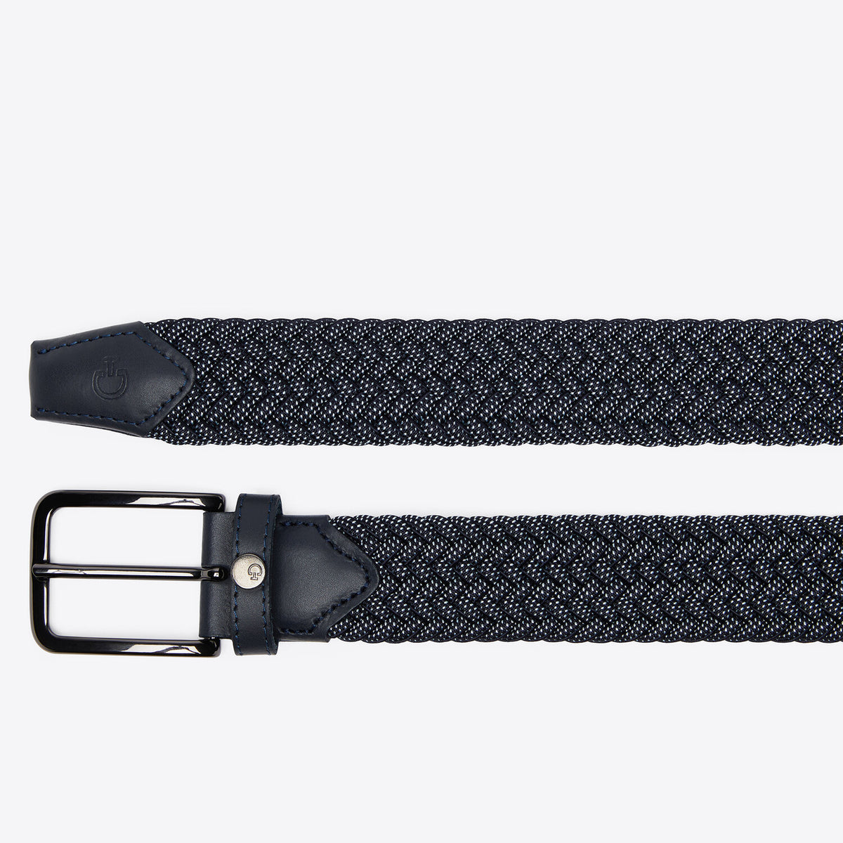 Cavalleria Toscana Damen Stretchgürtel Navy Detailansicht Schließe