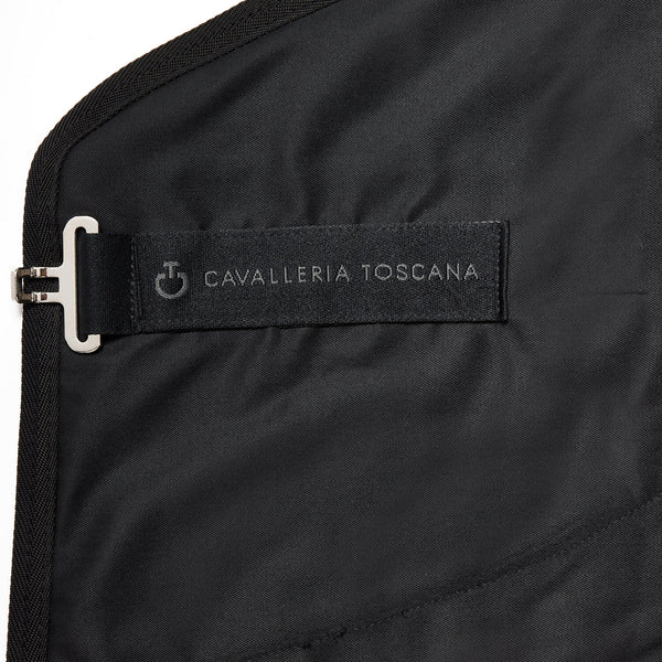 Cavalleria Toscana Abschwitzdecke Baumwollmix Schwarz Seitenansicht