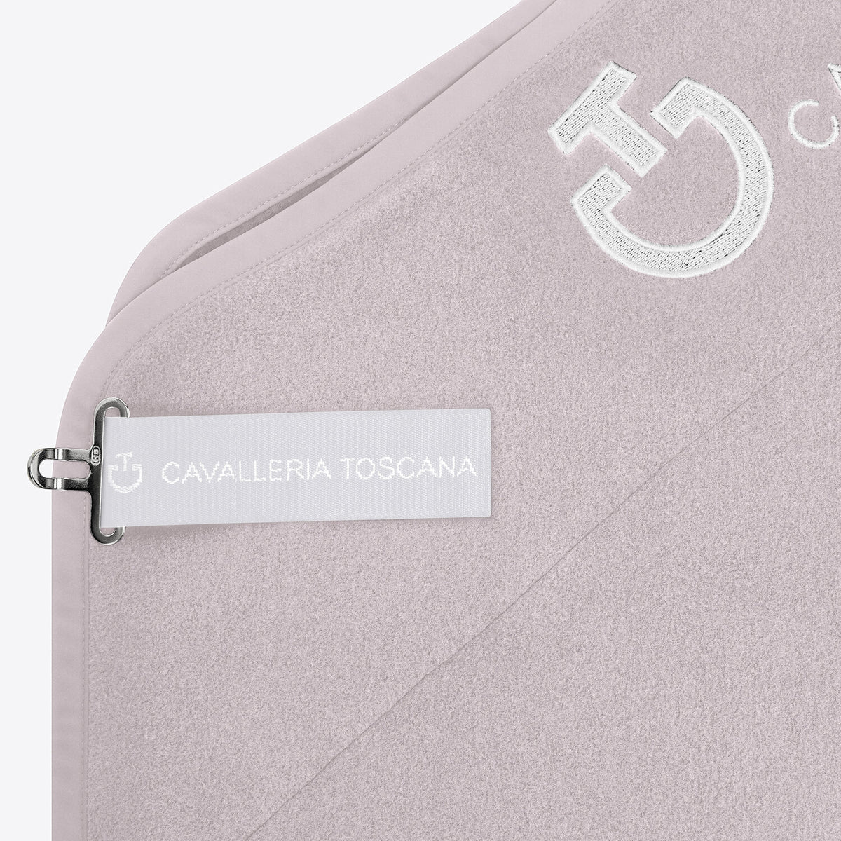 Cavalleria Toscana Abschwitzdecke Fleece Flieder Seitenansicht