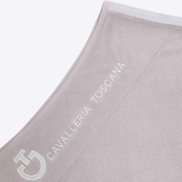 Cavalleria Toscana Abschwitzdecke Fleece Flieder Detailansicht