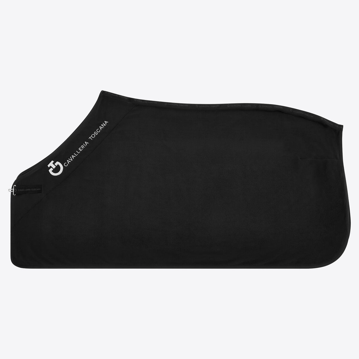 Cavalleria Toscana Abschwitzdecke Fleece Schwarz