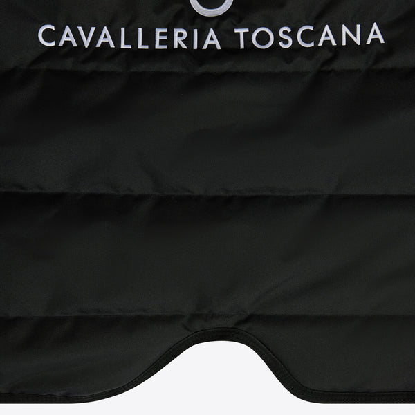 Cavalleria Toscana Stalldecke Stehkragen Schwarz Seitenansicht