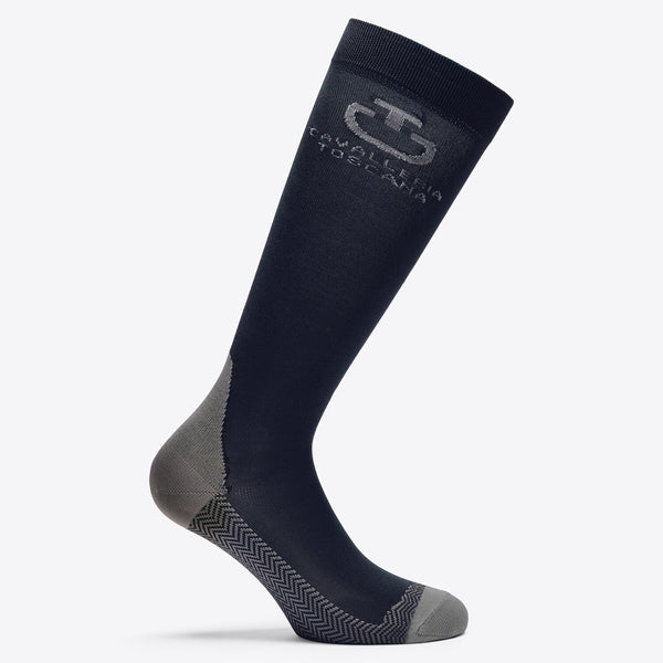 Cavalleria Toscana Reitsocken 3er-Pack Navy Detailansicht