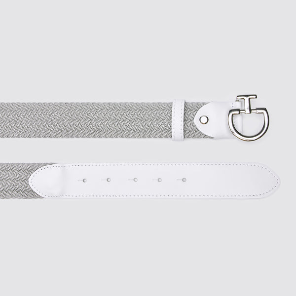 WOMEN'S BELT IN GREY/WHITE