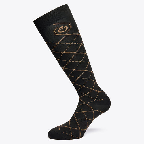 Setzen Sie ein modisches Statement mit den braunen Cavalleria Toscana Reitsocken (CZN053 AB053) - Komfort und Stil vereint! Bestellen Sie noch heute!