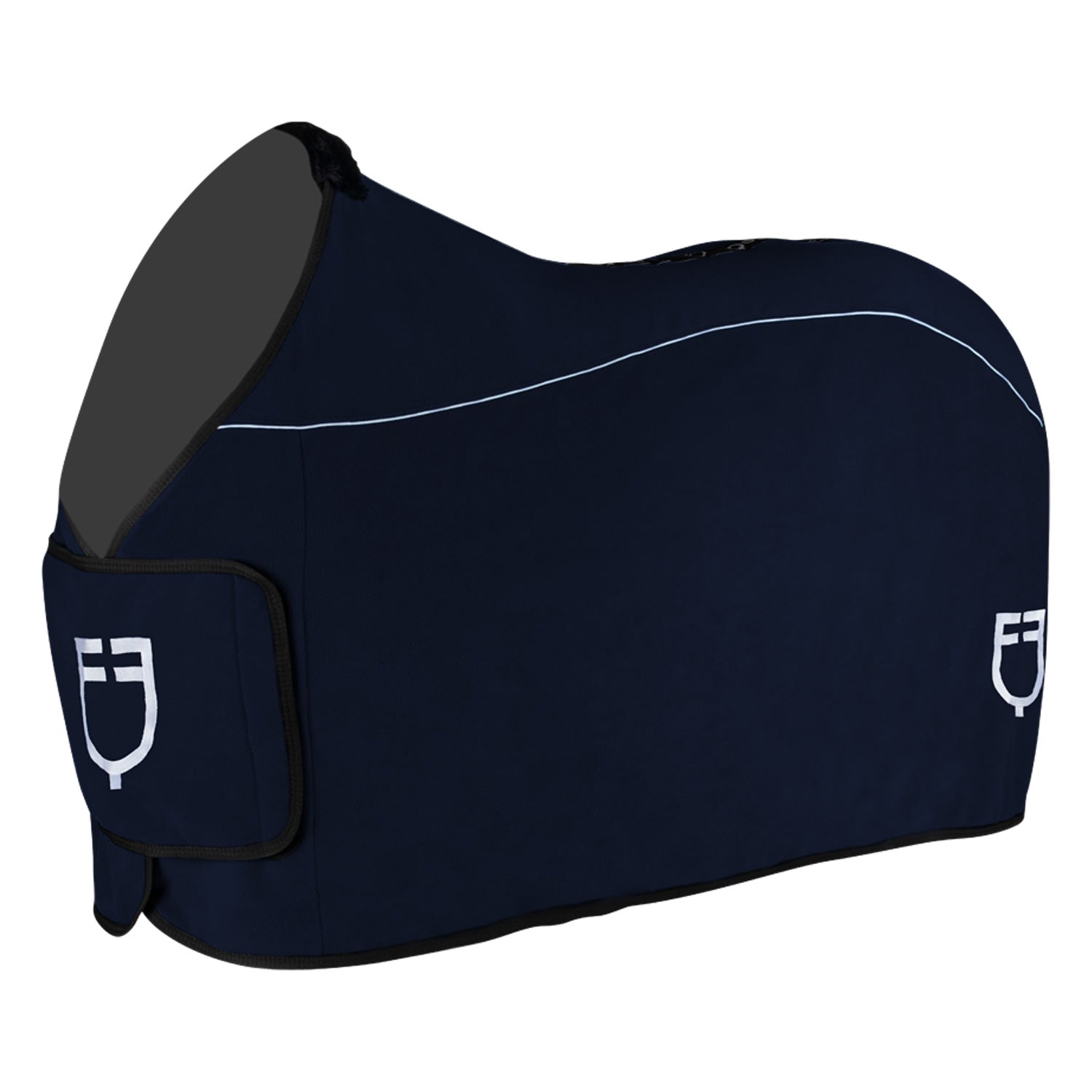 EQUESTRO Abschwitzdecke Navy | Fleece Rug