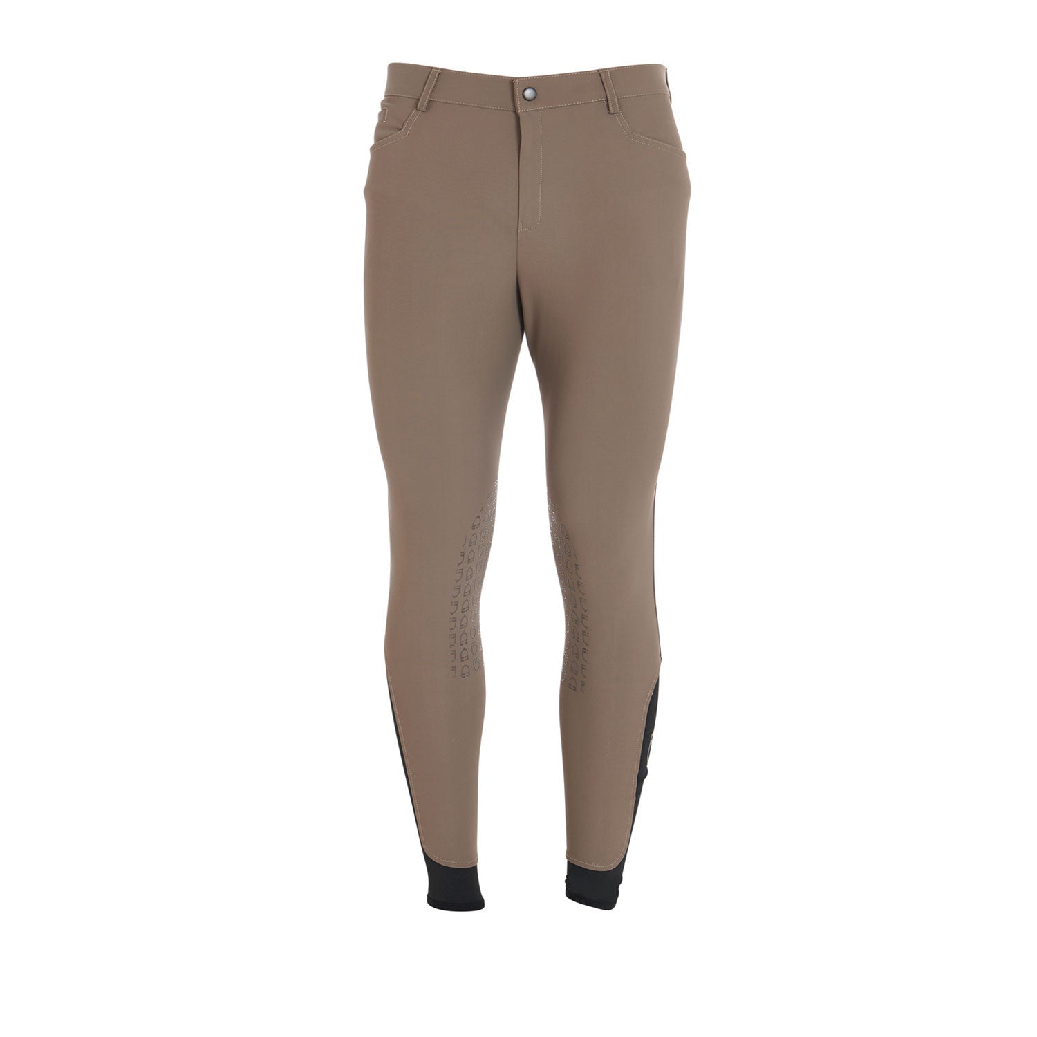 EQUESTRO Herren Slim Fit Reithose mit Grip | Walnut – Komfort & Performance
