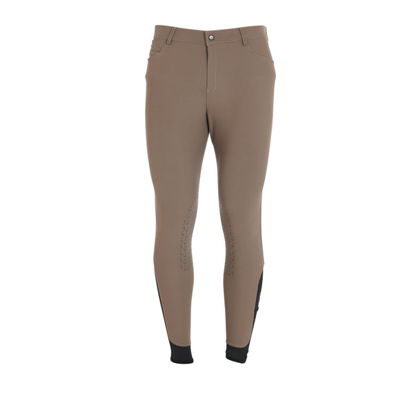 EQUESTRO Herren Slim Fit Reithose mit Grip | Walnut – Komfort & Performance