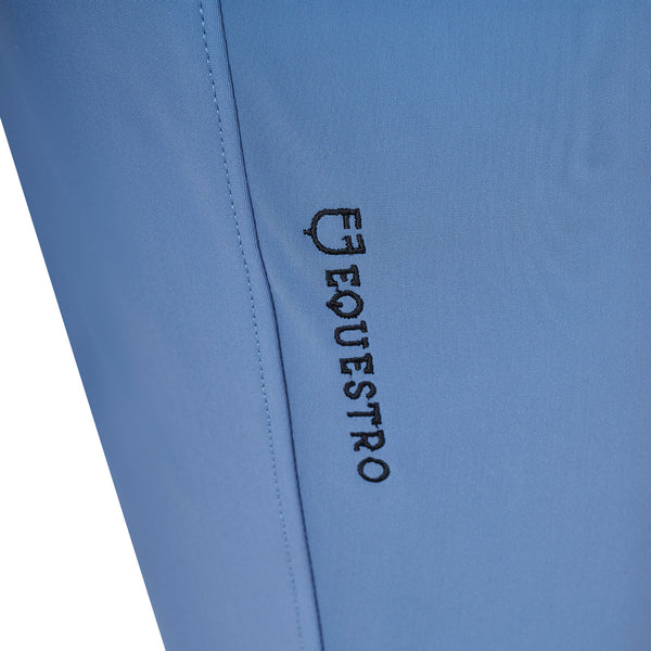 EQUESTRO Herren Slim Fit Reithose mit Full Grip – Bering Sea