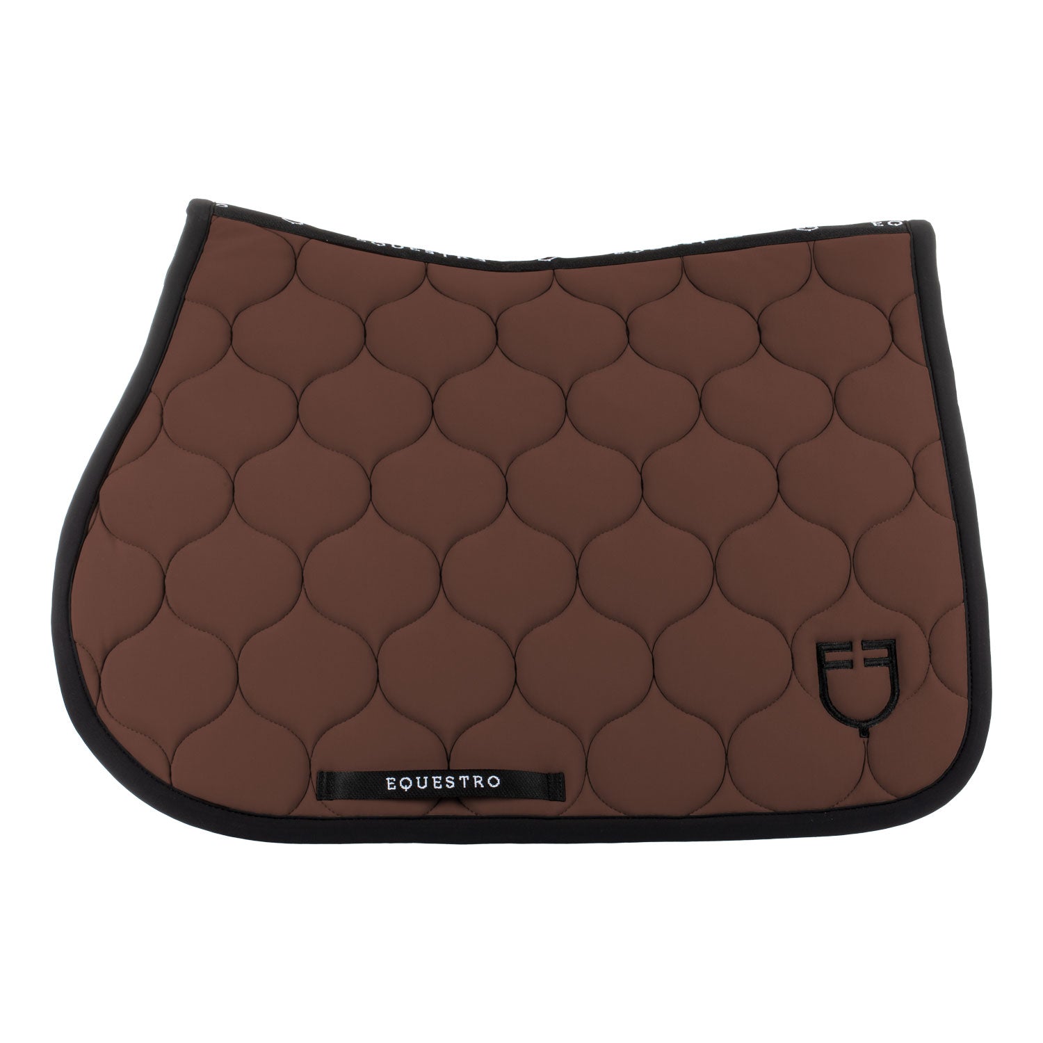 Springschabracke, Farbe Marron (18-1415), technische Mikrofaser mit Mesh-Innenlage, ca. 65 × 55 cm, Gewicht ca. 0,8 kg.
Material: 100 % Polyester. Herkunft: Italien.
HS-Code: 42010000 (Reitsportartikel, Textil).
Pflege: maschinenwaschbar bei 30 °C, schnelltrocknend.