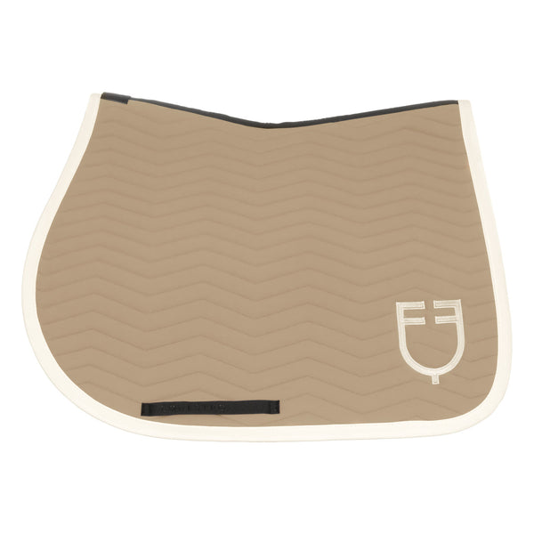 EQUESTRO Wave Quilting Springsattelpad aus Funktionsstoff – Oxford
