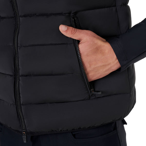 Equestro Herren Weste Schwarz – Atmungsaktive Funktionsweste für Reitsport & Freizeit