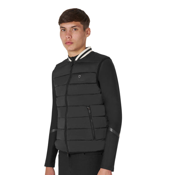 EQUESTRO Herren Weste – Nylon Weste in Black