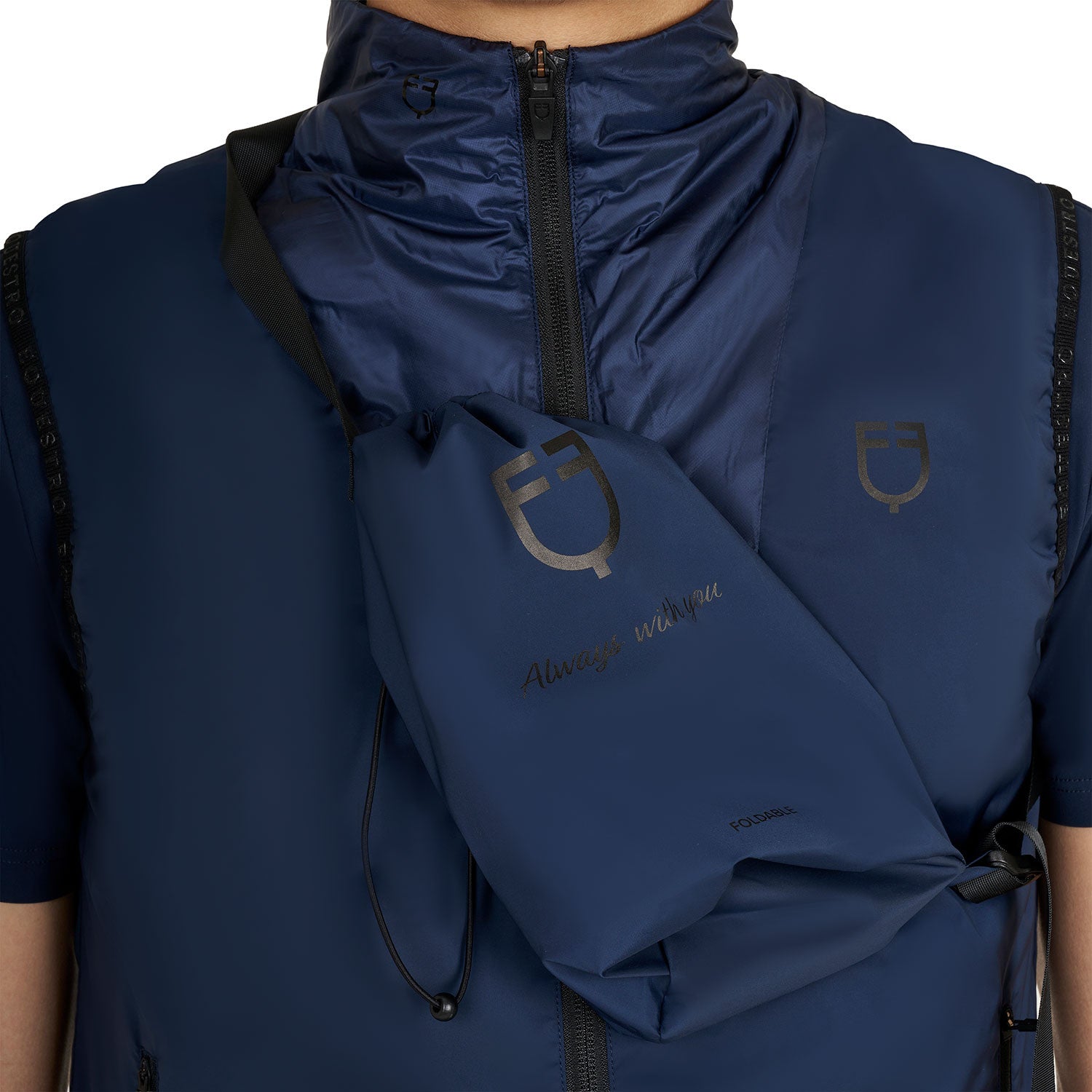 EQUESTRO | Herren-Faltbare Weste Navy