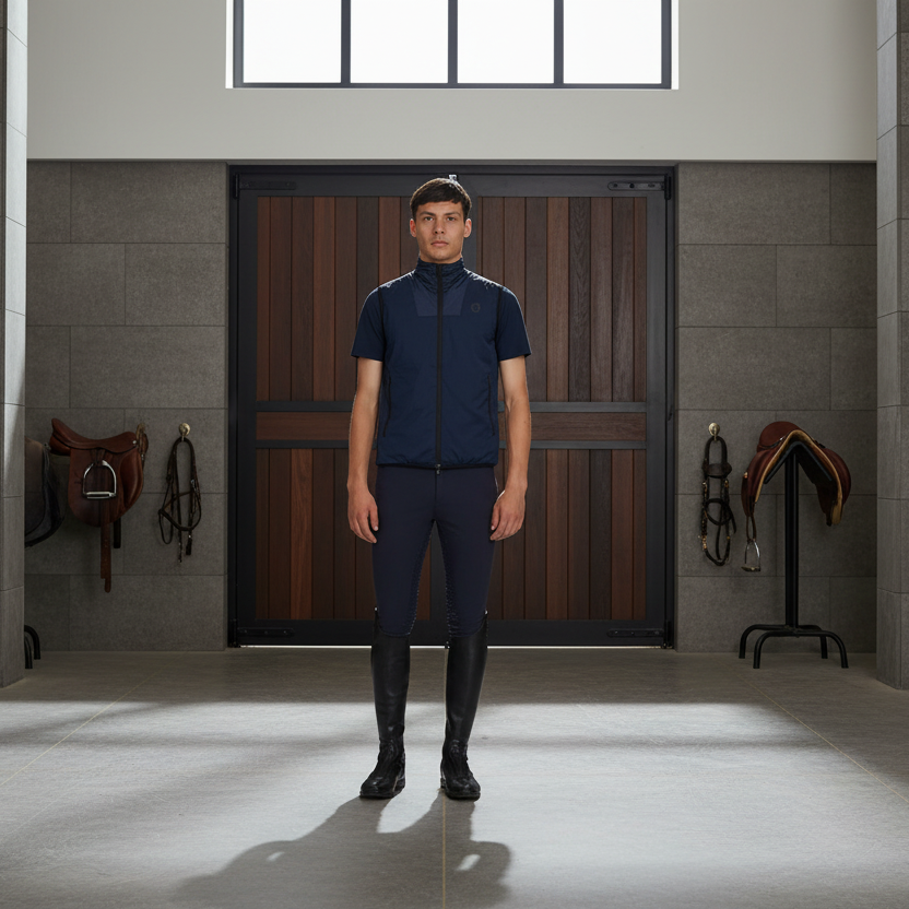 EQUESTRO | Herren-Faltbare Weste Navy