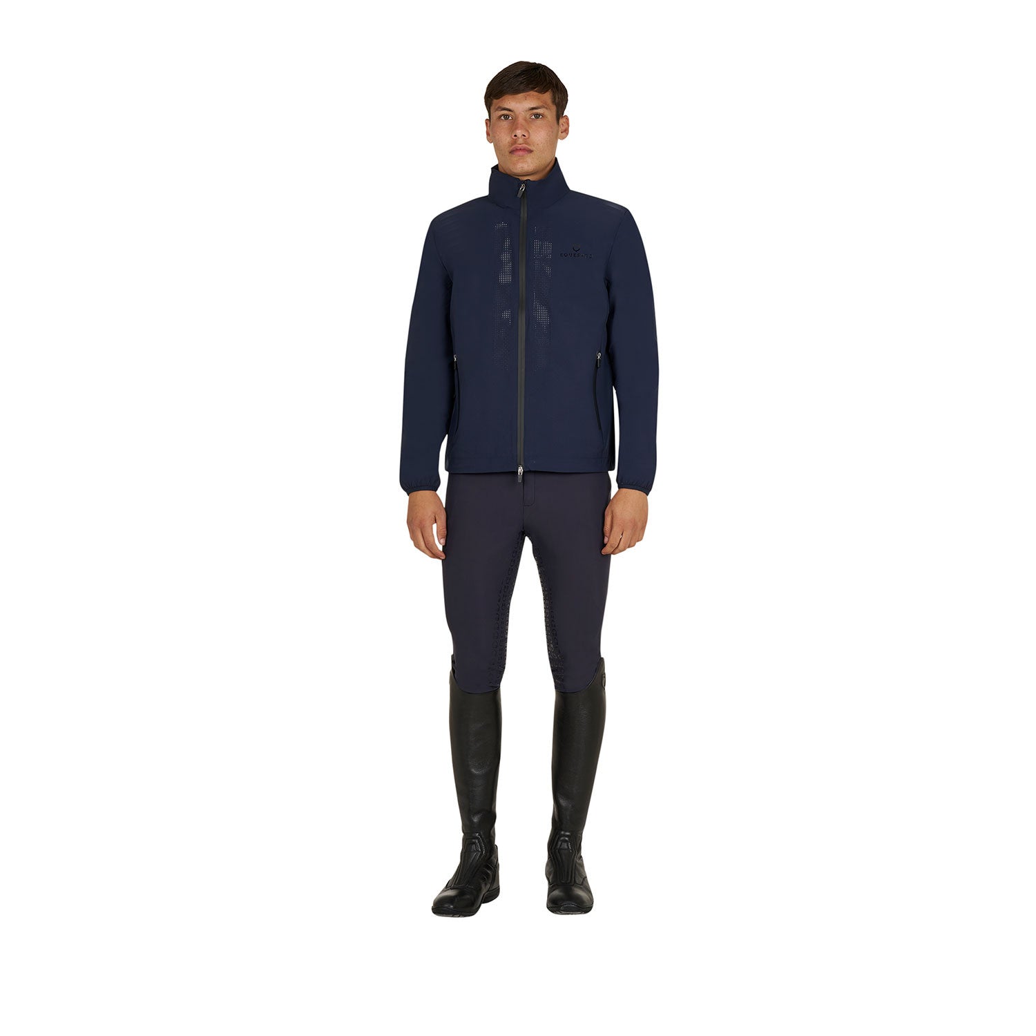 EQUESTRO | Herren Slim Fit Softshelljacke Navy