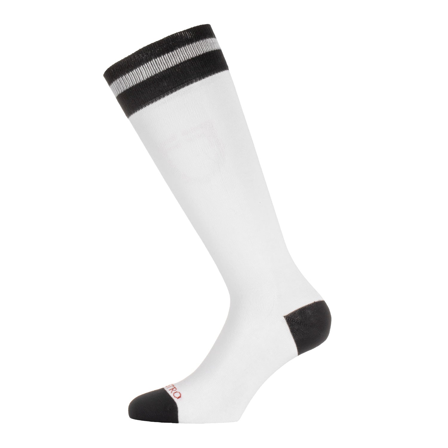 Detailansicht EQUESTRO Reitsocken – elastische, antibakterielle Funktionssocken mit verstärkter Ferse und Zehenpartie, ideal für Reiter.