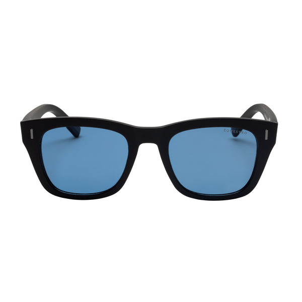 EQUESTRO | Sport-Sonnenbrille BLACK MATT / BLUE