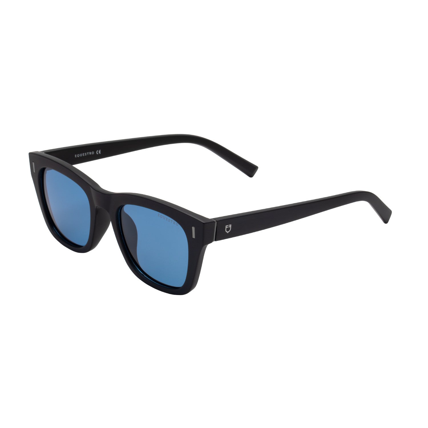 EQUESTRO | Sport-Sonnenbrille BLACK MATT / BLUE