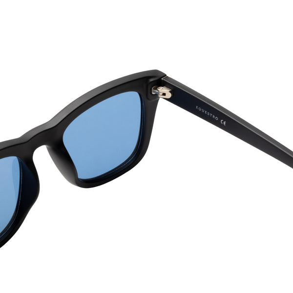EQUESTRO | Sport-Sonnenbrille BLACK MATT / BLUE