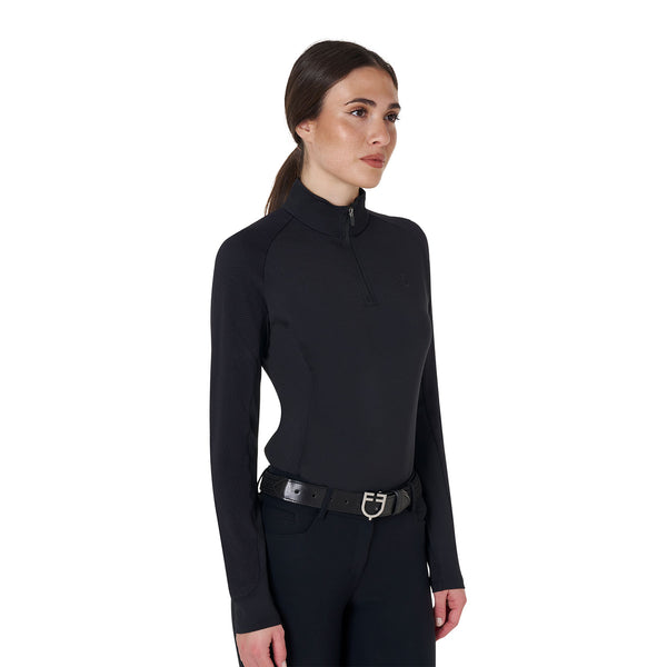 EQUESTRO Women's Slim Fit Long Sleeve Base Layer