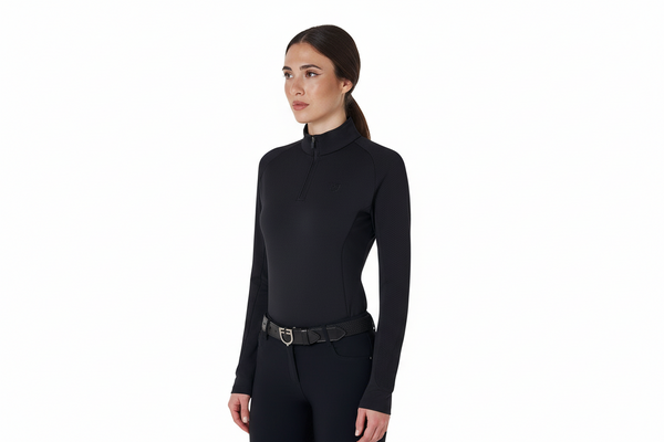 EQUESTRO Women's Slim Fit Long Sleeve Base Layer
